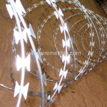 Hot Dipped Galvanized Concertina Razor Wire BTO-22